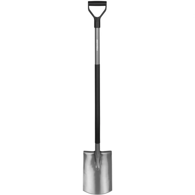 Лопата штыковая FISKARS ERGONOMIC с закругленным лезвием 1066710 Лопата штыковая FISKARS ERGONOMIC с закругленным лезвием 1066710